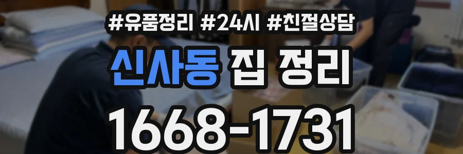 신사동 집 정리