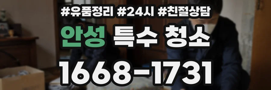 안성 특수 청소
