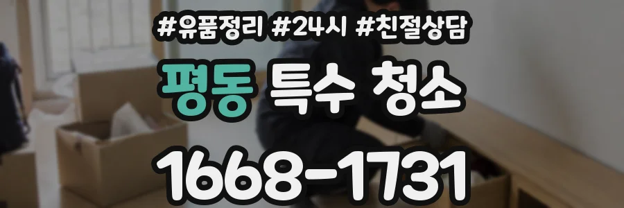 평동 특수 청소