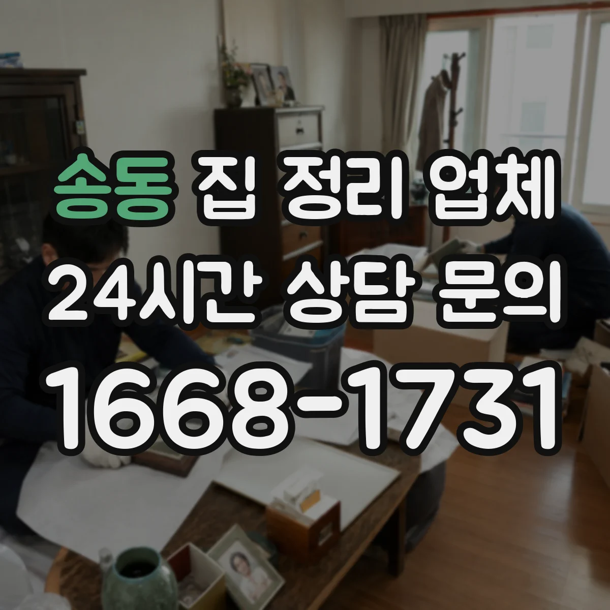 송동 집 정리 업체