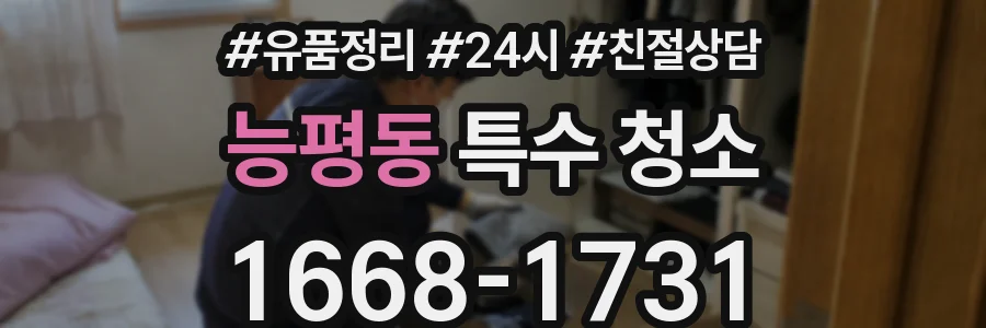 능평동 특수 청소