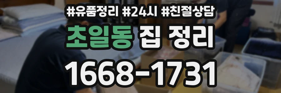 초일동 집 정리
