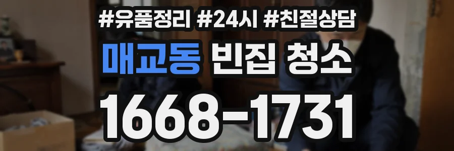 매교동 빈집 청소
