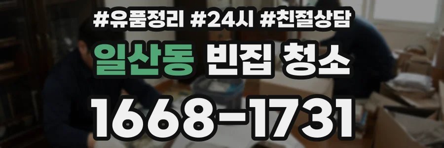 일산동 빈집 청소