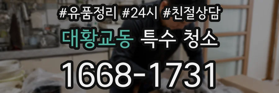 대황교동 특수 청소