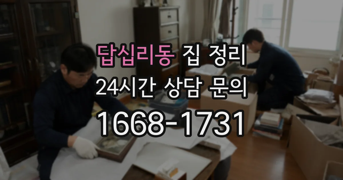 답십리동 집 정리