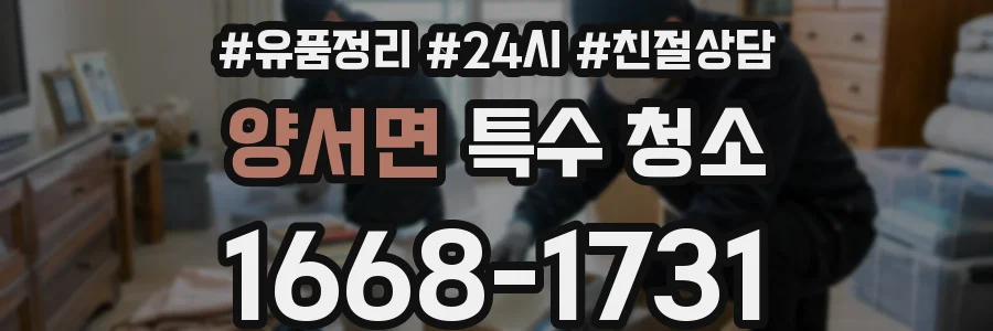 양서면 특수 청소