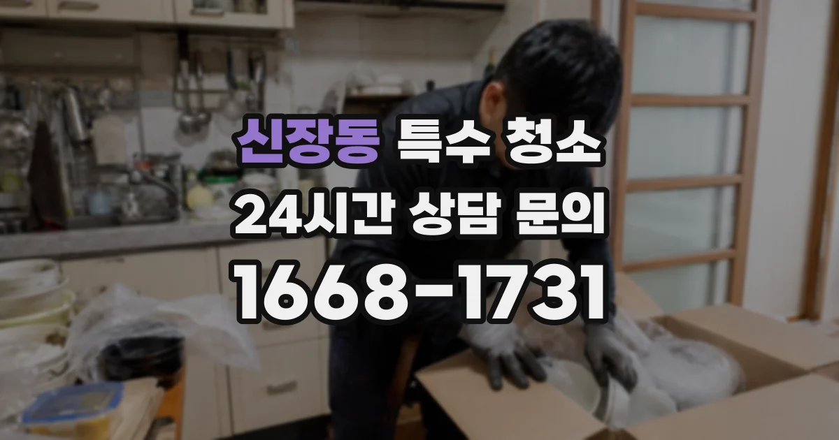 신장동 특수 청소