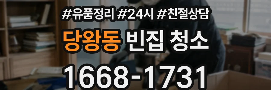 당왕동 빈집 청소