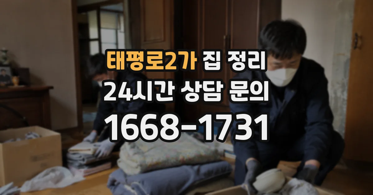 태평로2가 집 정리