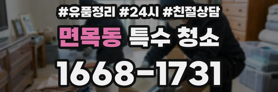 면목동 특수 청소