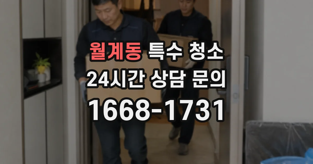 월계동 특수 청소