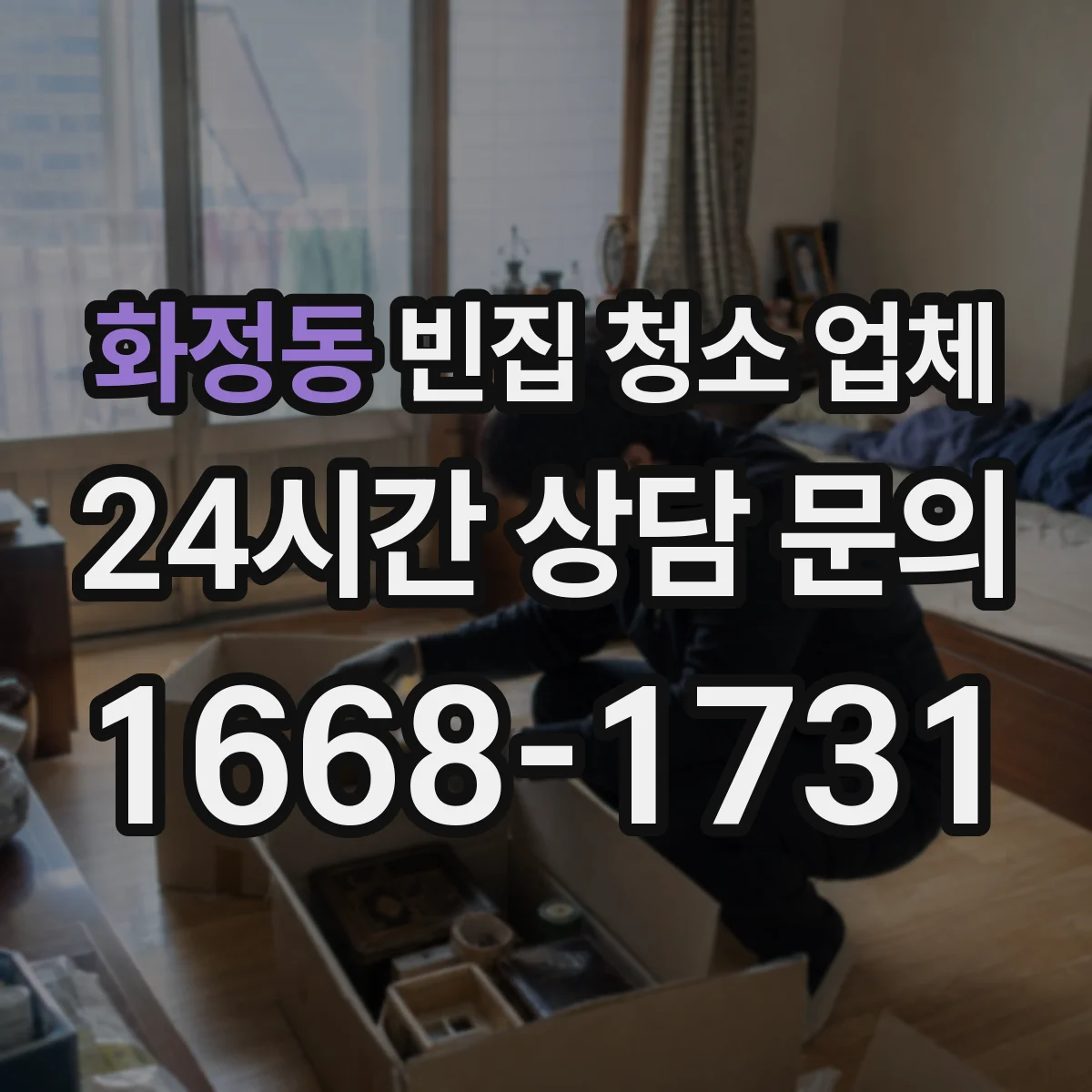 화정동 빈집 청소 업체