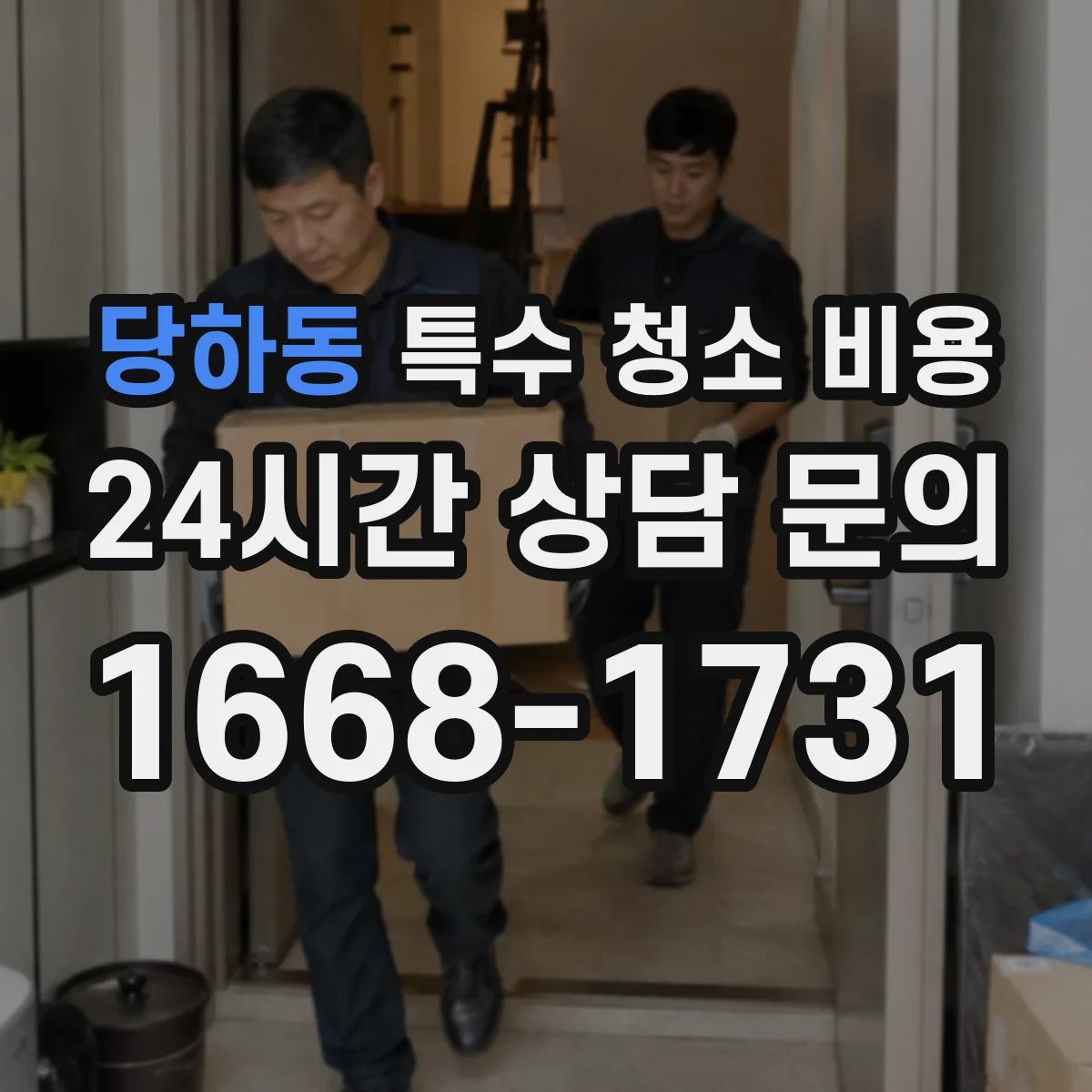 당하동 특수 청소 비용