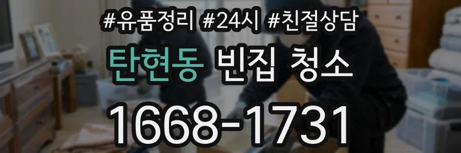 탄현동 빈집 청소