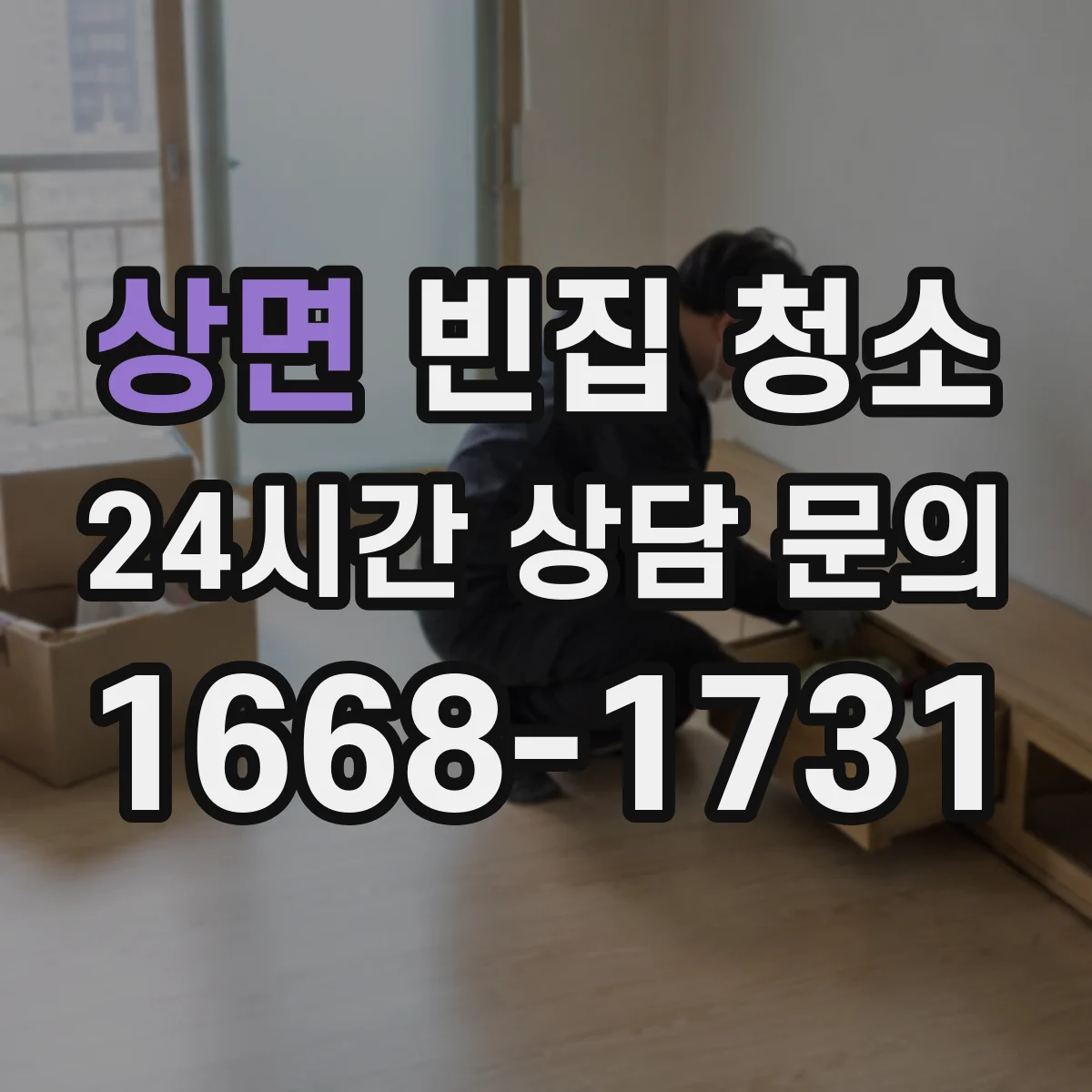 상면 빈집 청소