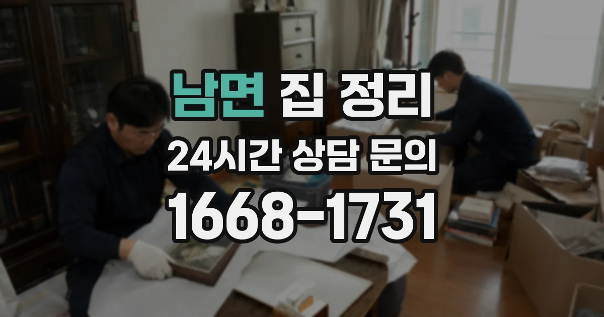 남면 집 정리