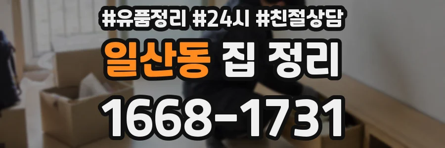 일산동 집 정리