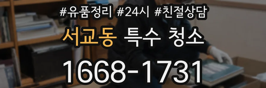 서교동 특수 청소