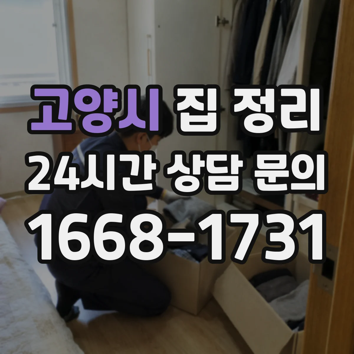 고양시 집 정리
