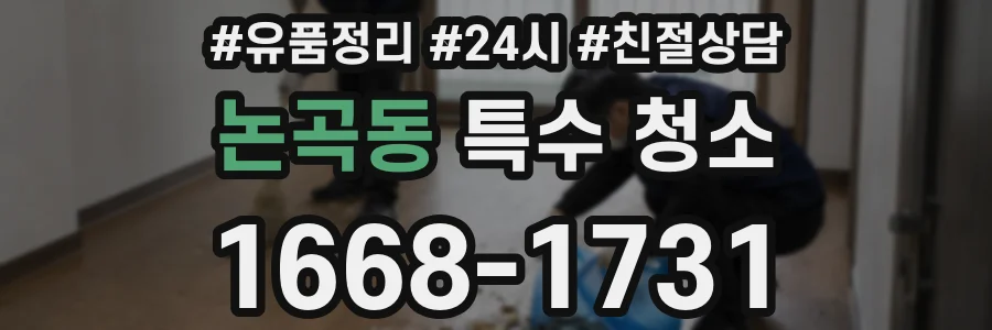 논곡동 특수 청소