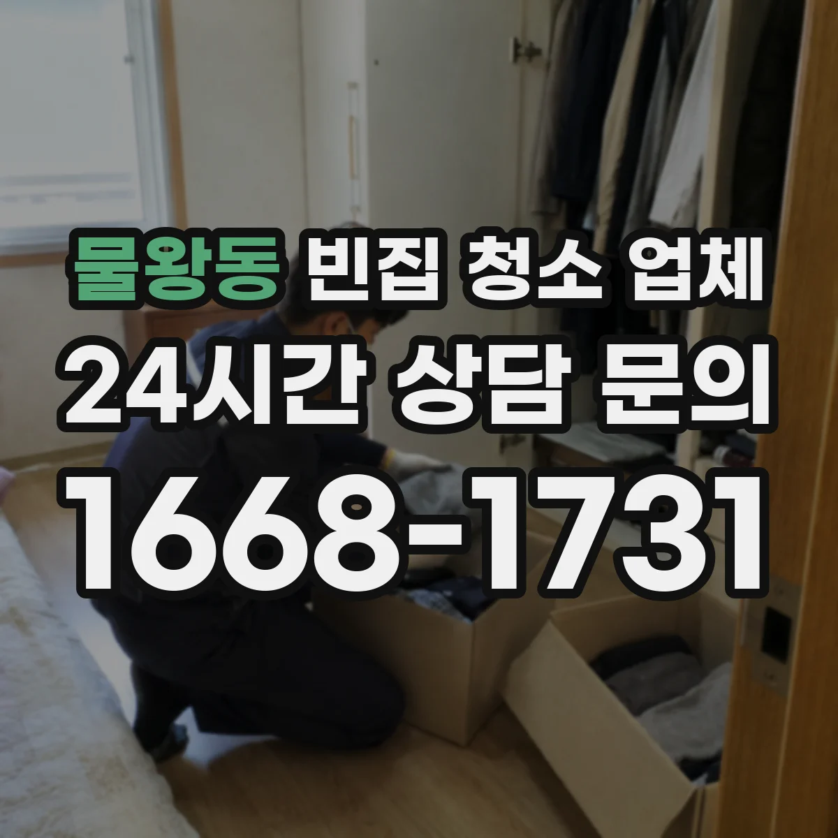 물왕동 빈집 청소 업체