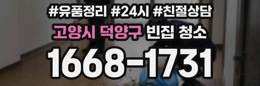 고양시 덕양구 빈집 청소