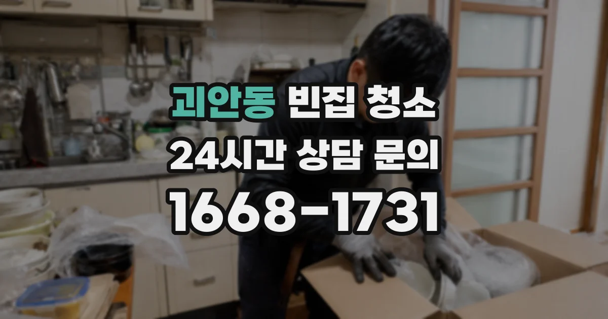 괴안동 빈집 청소