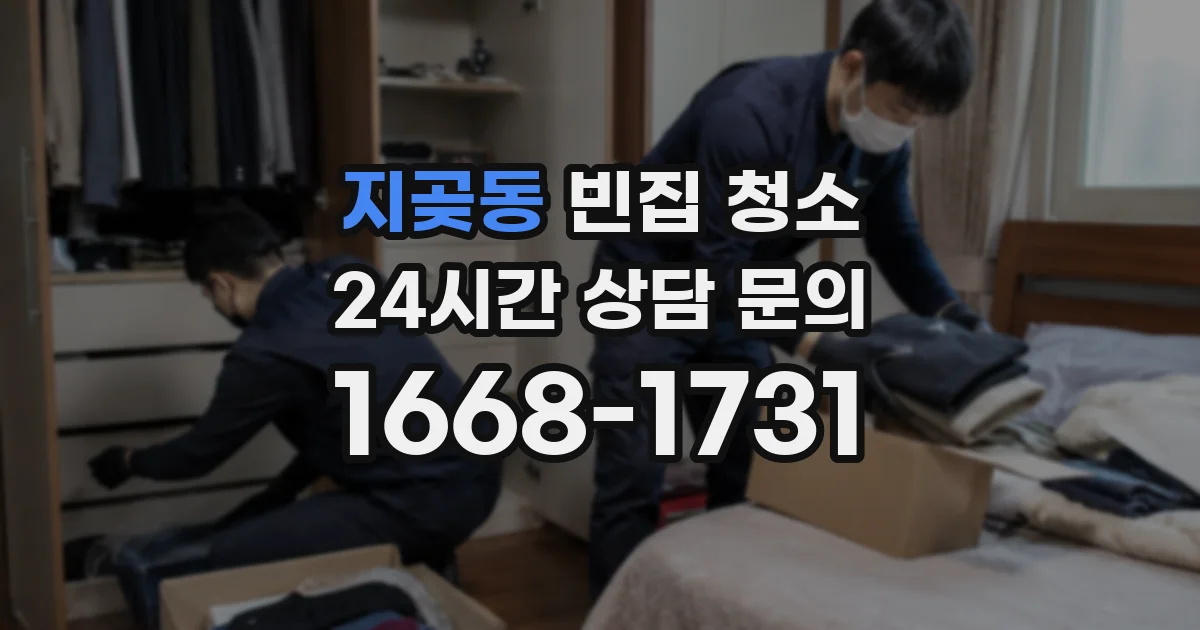 지곶동 빈집 청소