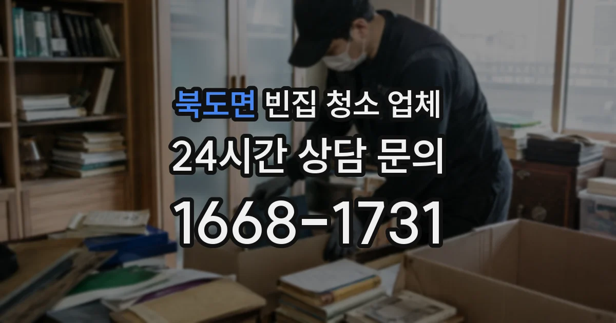 북도면 빈집 청소 업체