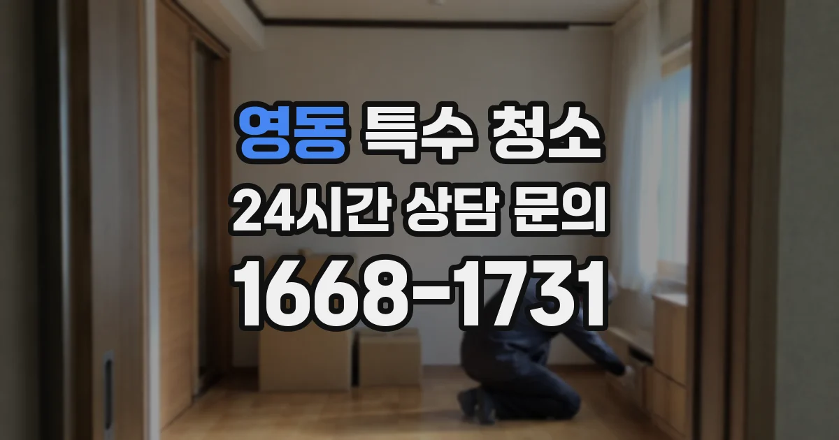 영동 특수 청소
