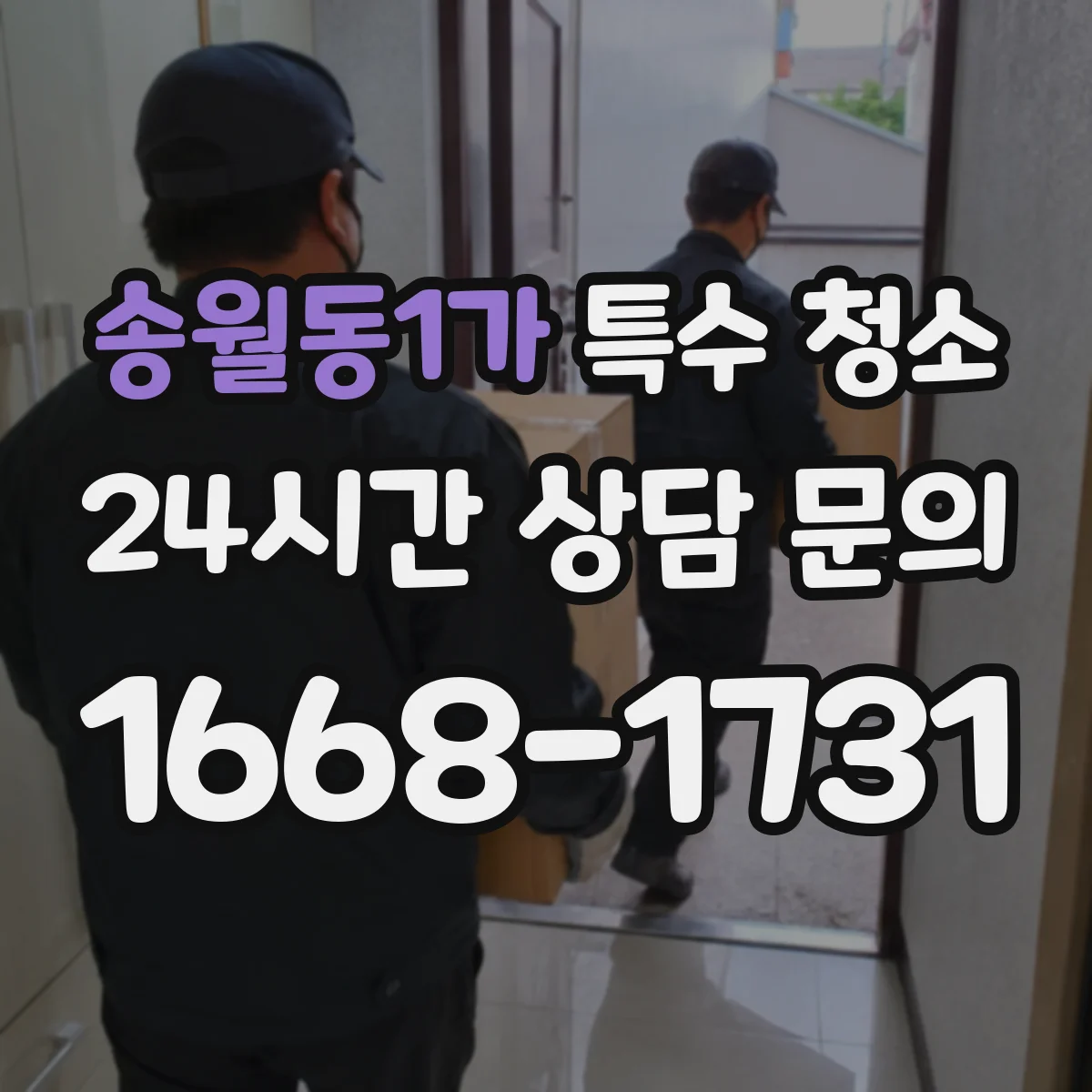 송월동1가 특수 청소