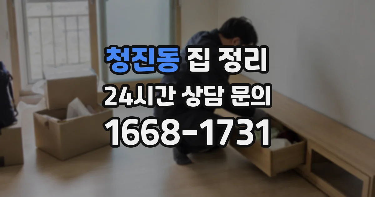 청진동 집 정리