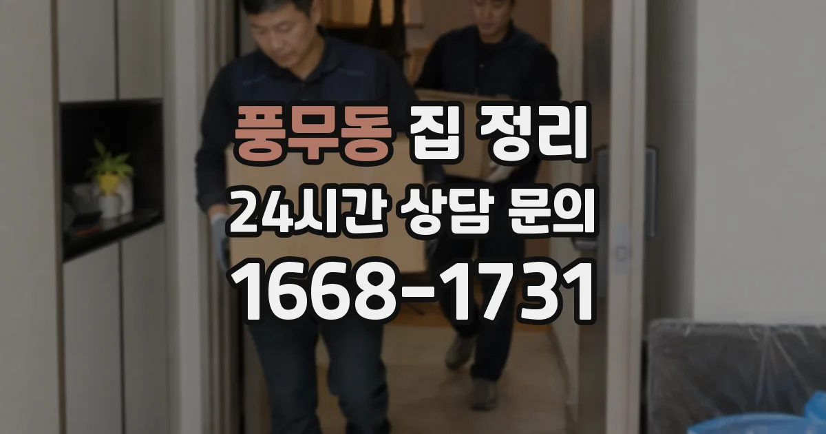 풍무동 집 정리