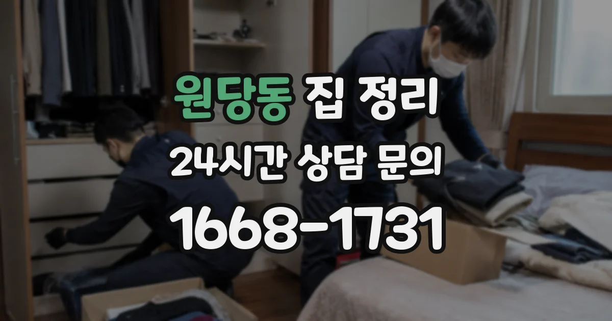 원당동 집 정리