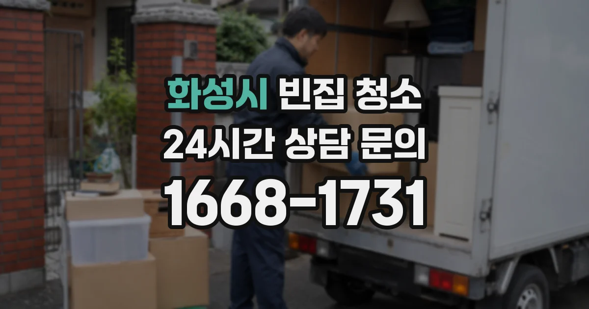 화성시 빈집 청소