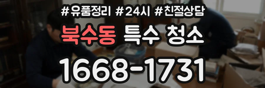 북수동 특수 청소