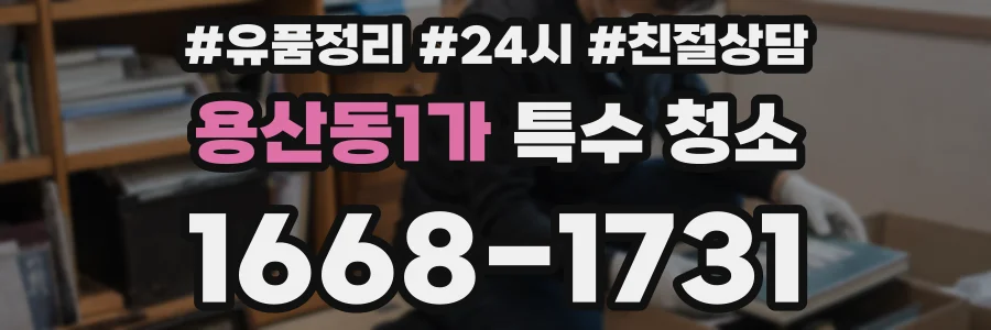 용산동1가 특수 청소