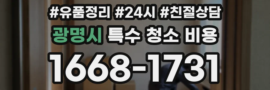 광명시 특수 청소 비용