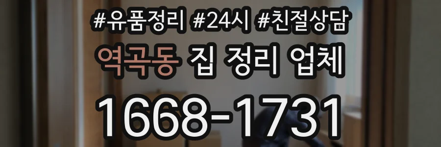 역곡동 집 정리 업체
