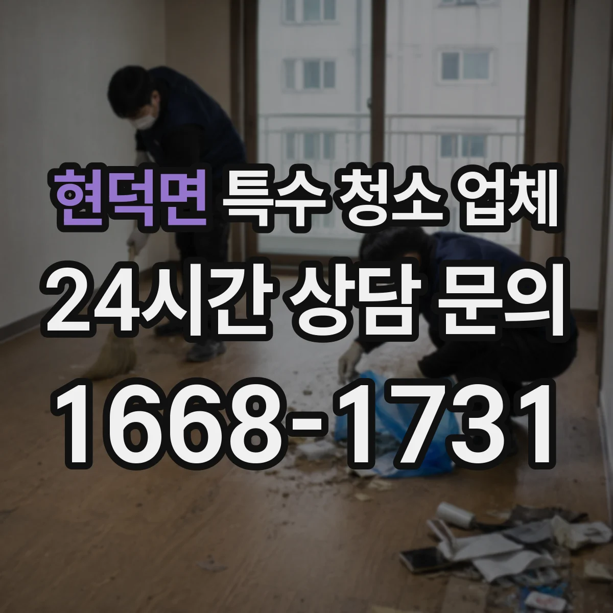 현덕면 특수 청소 업체