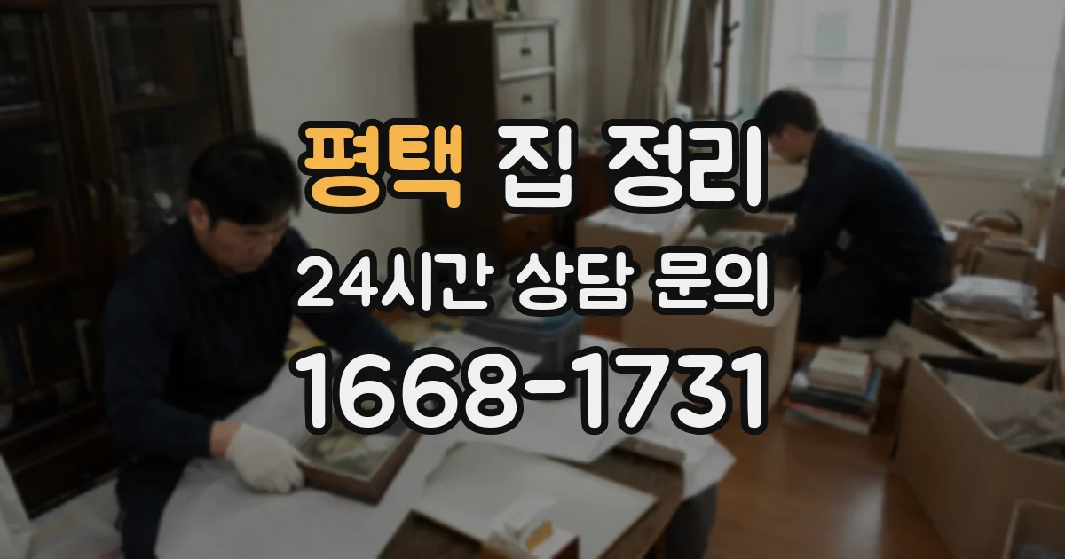 평택 집 정리