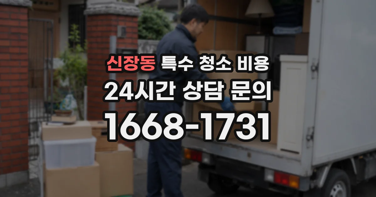 신장동 특수 청소 비용