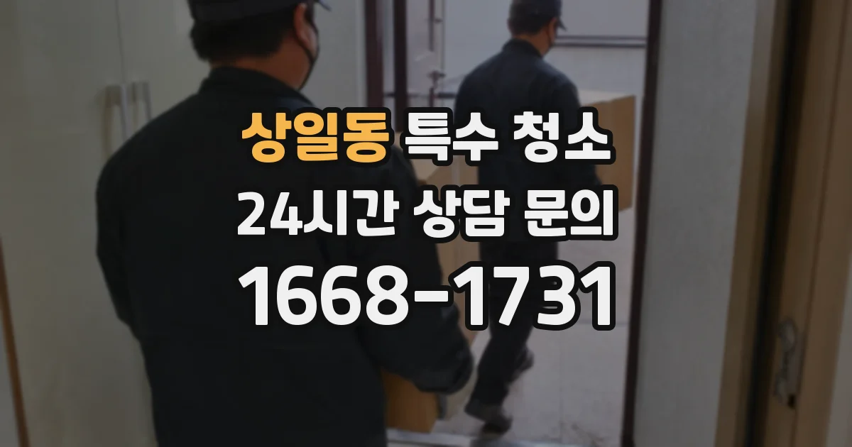 상일동 특수 청소