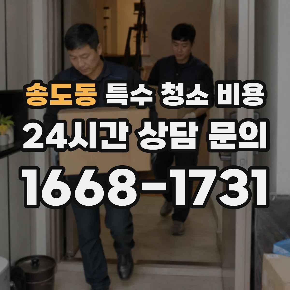 송도동 특수 청소 비용