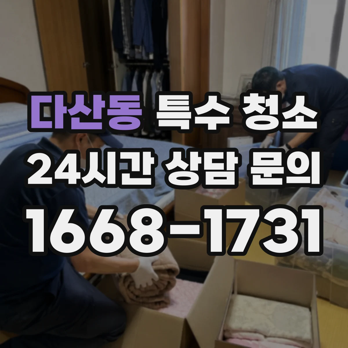 다산동 특수 청소