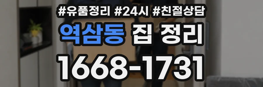 역삼동 집 정리