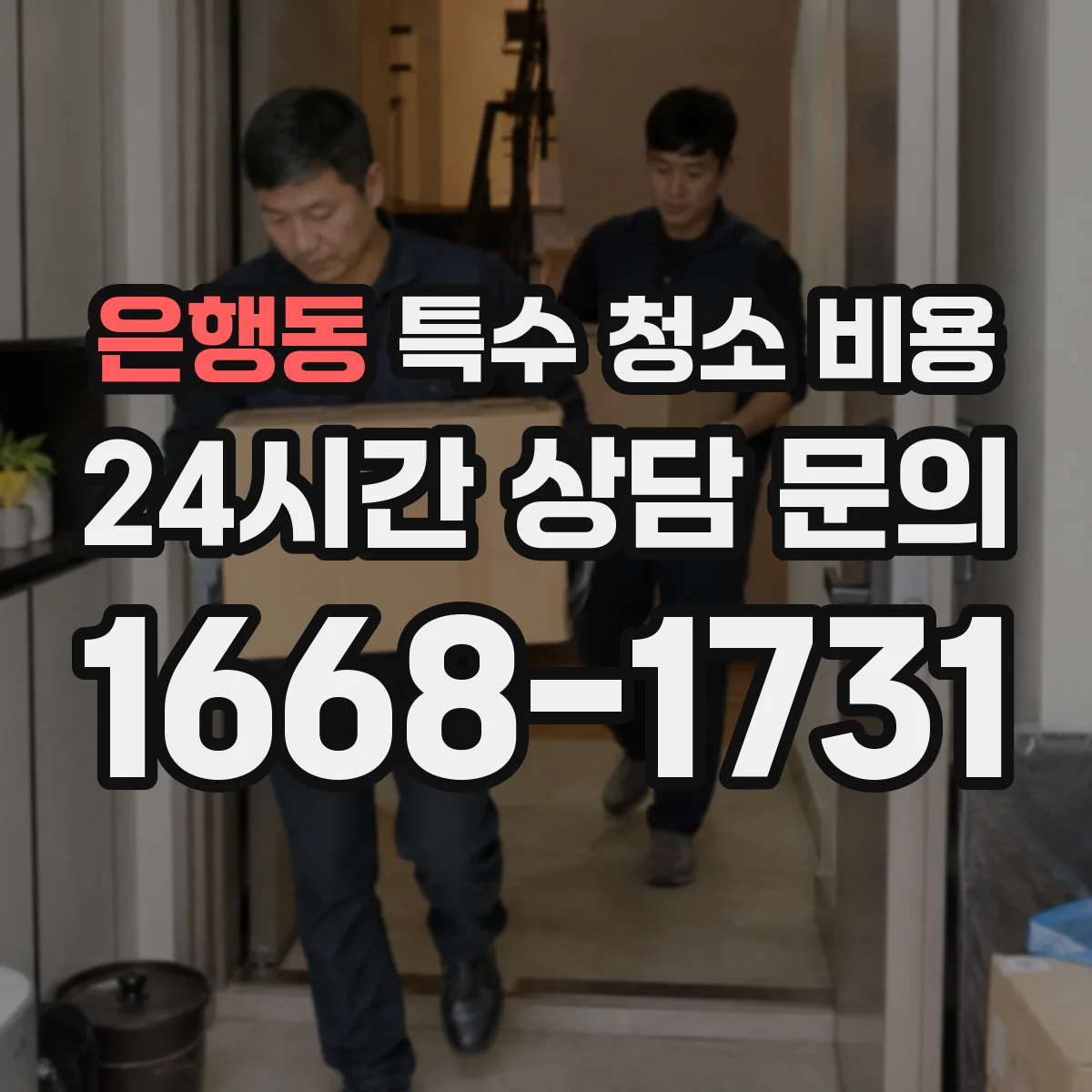 은행동 특수 청소 비용