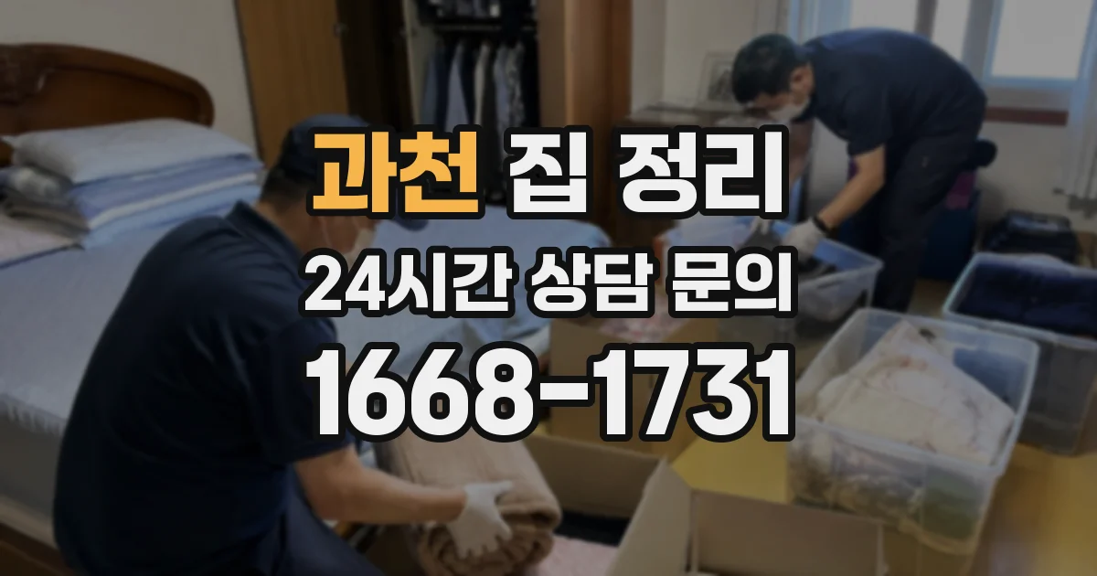 과천 집 정리