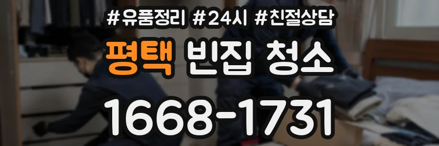 평택 빈집 청소